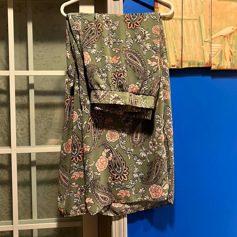 EST 1945 lined super wide legged pants size xl